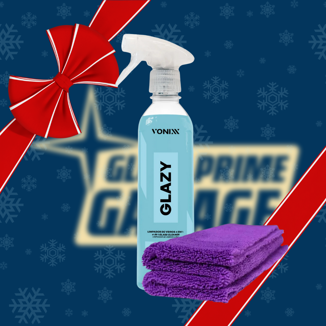 Kit Limpa Vidros Vonixx Glazy + Microfibra