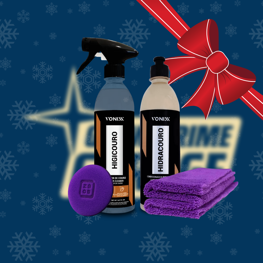 Kit Limpeza de Couro HIDRACOURO +
HIGICOURO 500ml VONIXX Hidratante
Higienizador Limpador Limpa Protege
Protecao Couros Couro Sapato Bolsa Banco
Sofa Courino