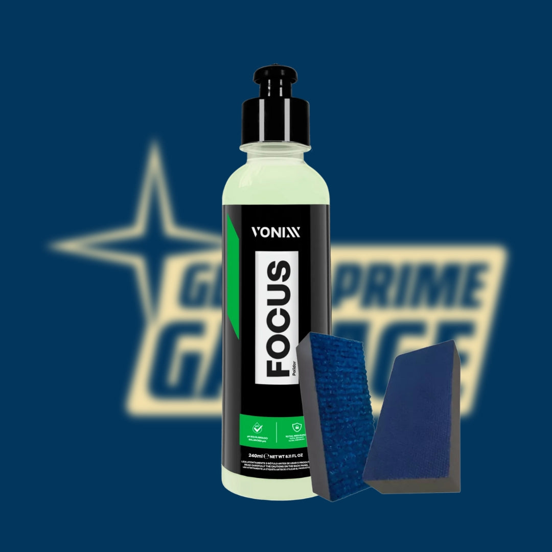 Vonixx Focus 240ml + Tacos carpete e Lona, removedor de chuva ácida
