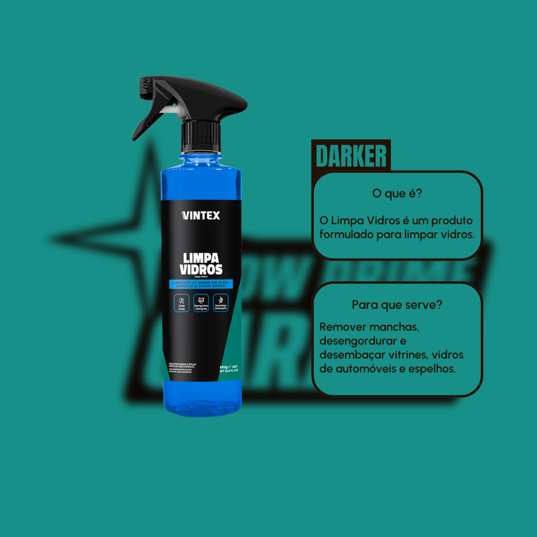 Vintex Limpa Vidros 500ml